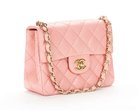 chanel vintage bag pink